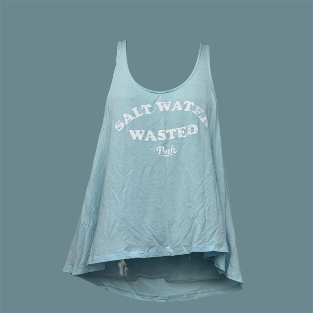 Victoria secret PINK baby blue tank top